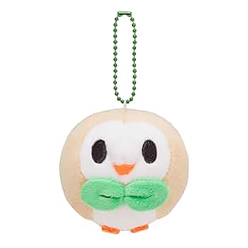 ポケモン　モクロー　マスコットストラップ　廃盤 ポケピース／ボールチェーンマスコット／モクロー ｜【公式